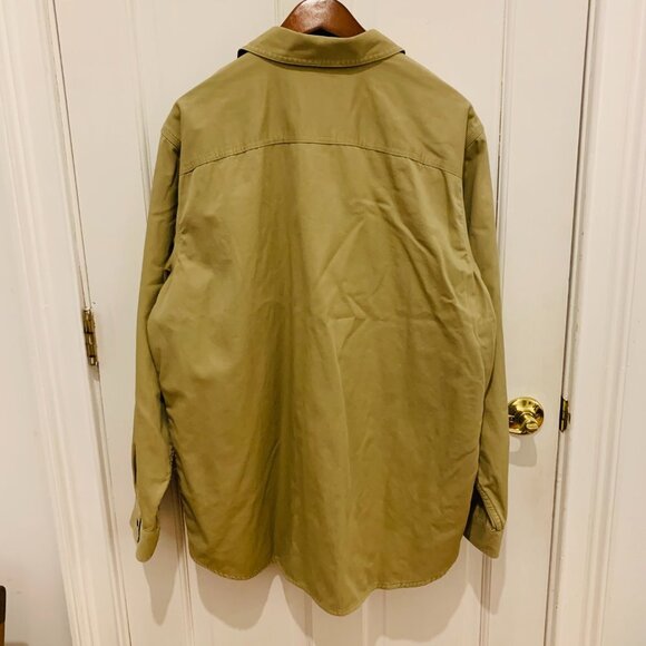 - Vintage LL BEAN Heavy Work Chore Shirt Jacket Size Large - Picture 2 of 11